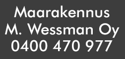 Maarakennus M. Wessman Oy logo